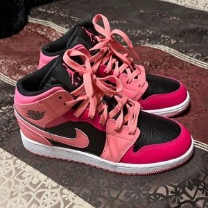 Pink Nike Air Jordan’s size 4.5Y (Women’s 6).